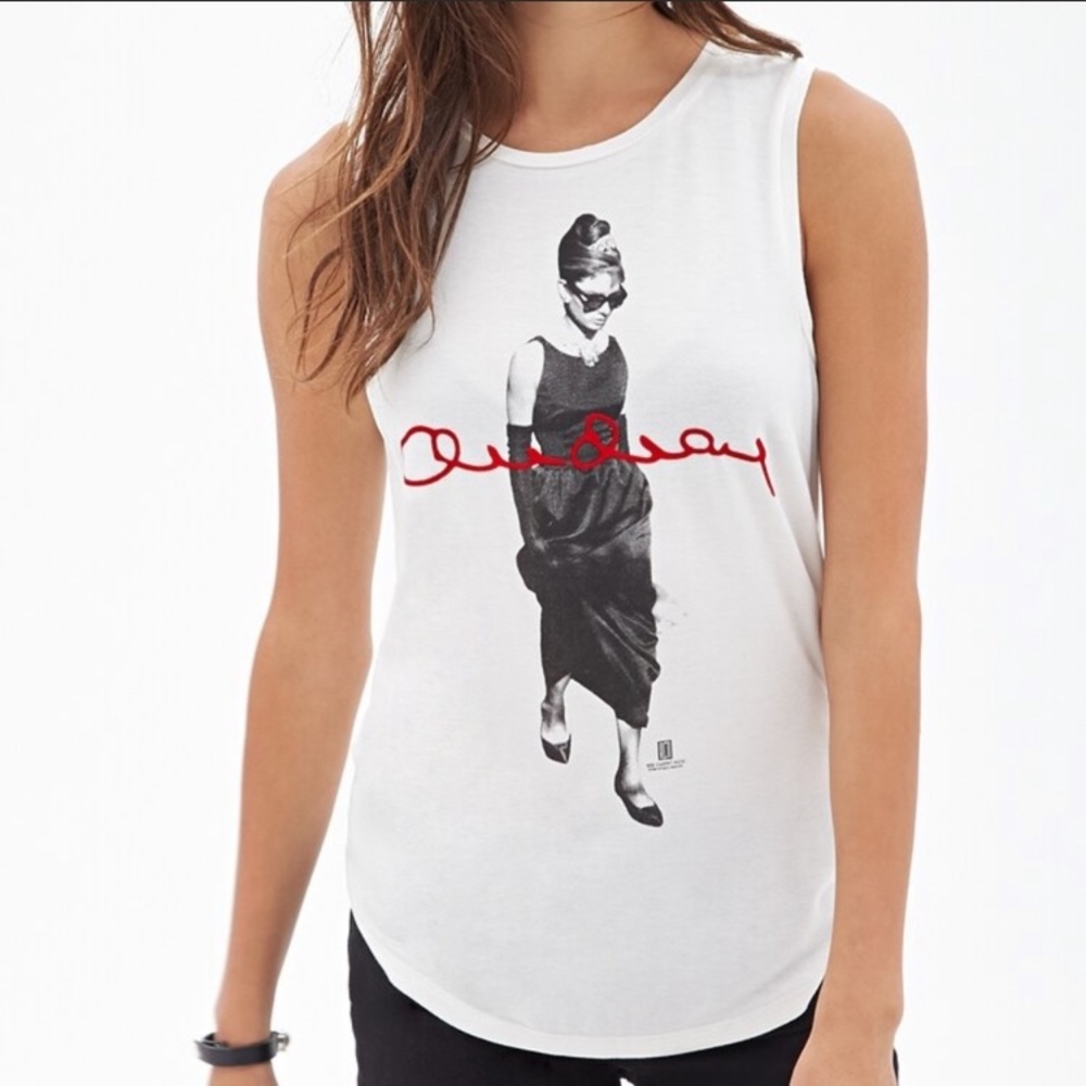 RCN: Audrey Hepburn loose fitting tank